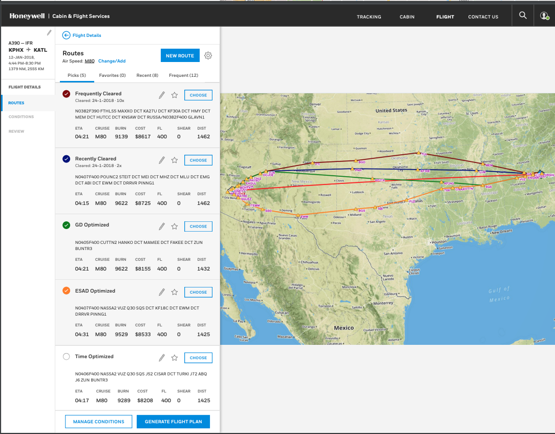 Compare Routes Phase 2